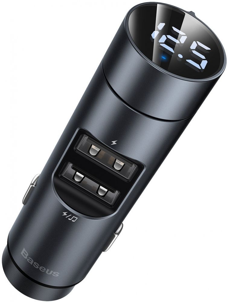 Автомобільний зарядний пристрій Baseus Energy Column Bluetooth FM Launcher 3.1 A 2 USB (CCNLZ-0G) Metal grey
Автомобільний зарядний пристрій Baseus Energy Column Bluetooth FM Launcher 3.1 A 2 USB (CCNLZ-0G) Metal grey
