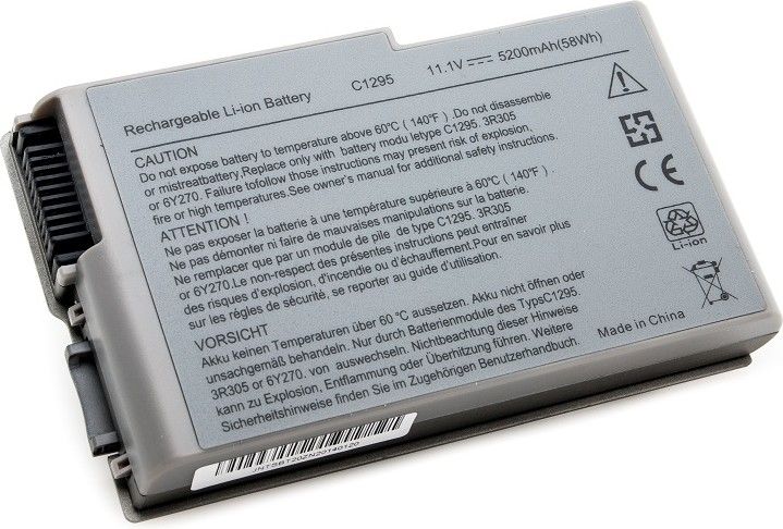 Акумулятор PowerPlant для DELL Latitude D600 (C1295, DE D600, 3S2P) 11.1V 5200mAh (NB00000034)
Акумулятор PowerPlant для DELL Latitude D600 (C1295, DE D600, 3S2P) 11.1V 5200mAh (NB00000034)