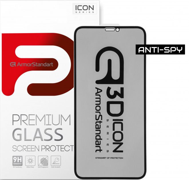 Защитное стекло ArmorStandart Icon 3D Anti-Spy для Apple iPhone 11 Pro Max (ARM56127-GI3D-BK) Black
Защитное стекло ArmorStandart Icon 3D Anti-Spy для Apple iPhone 11 Pro Max (ARM56127-GI3D-BK) Black