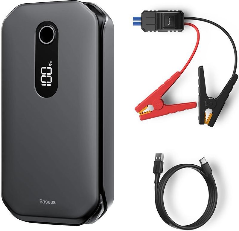 Автономний пусковий пристрій (бустер) Baseus Super Energy Pro Car Jump Starter 12000mAh (CRJS03-01) Black
Автономний пусковий пристрій (бустер) Baseus Super Energy Pro Car Jump Starter 12000mAh (CRJS03-01) Black