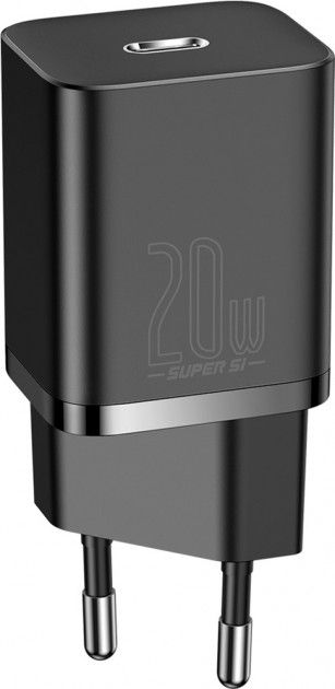 Мережевий зарядний пристрій Baseus Super Silicone PD Charger 20W 1Type-C (CCSUP-B01) Black
Мережевий зарядний пристрій Baseus Super Silicone PD Charger 20W 1Type-C (CCSUP-B01) Black
