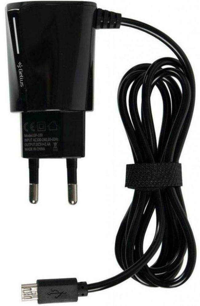 Мережевий зарядний пристрій Gelius Pro Edition Auto ID 2USB + Cable MicroUSB 2.4A (65141) Black
Мережевий зарядний пристрій Gelius Pro Edition Auto ID 2USB + Cable MicroUSB 2.4A (65141) Black