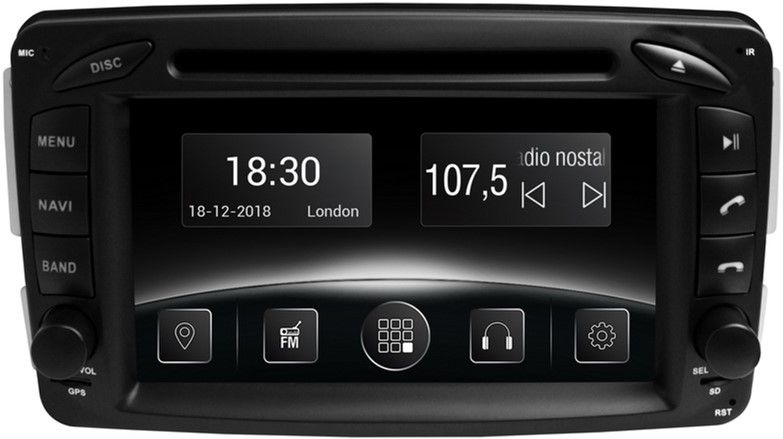 Автомагнітола штатна Gazer CM5007-W163 для Mercedes A (W168), C (W203), E (W210), CLK(W209)
Автомагнітола штатна Gazer CM5007-W163 для Mercedes A (W168), C (W203), E (W210), CLK(W209)
