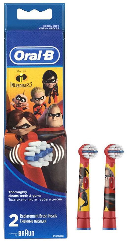 Насадка до електричної зубної щітки ORAL-B BRAUN Stages Power/EB 10-2kids Incredibles2 (5878005)
Насадка до електричної зубної щітки ORAL-B BRAUN Stages Power/EB 10-2kids Incredibles2 (5878005)