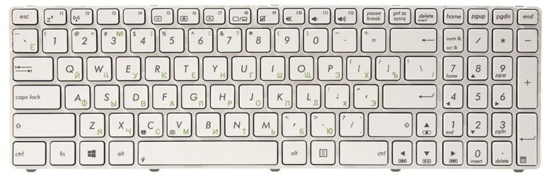 Клавіатура для ноутбука PowerPlant Asus A52, K52, X54, N53, N61, N73, N90, P53, X54, X55, X61 (K52 version) (KB311699)
Клавіатура для ноутбука PowerPlant Asus A52, K52, X54, N53, N61, N73, N90, P53, X54, X55, X61 (K52 version) (KB311699)