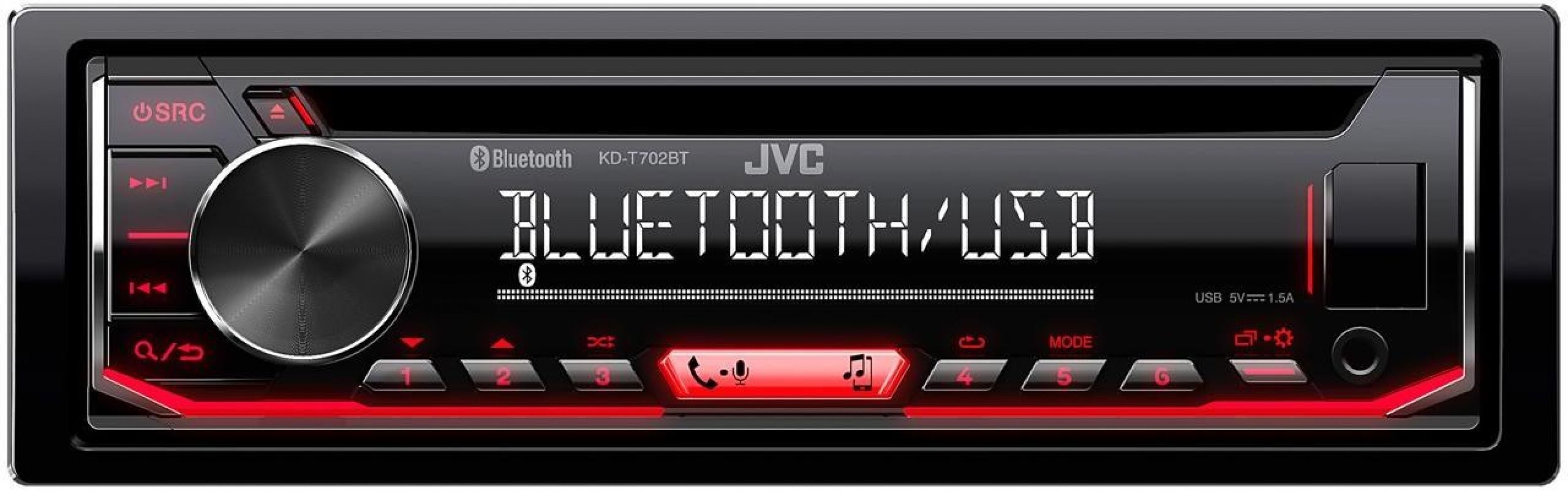 Автомагнитола JVC KD-T702BT 
Автомагнитола JVC KD-T702BT