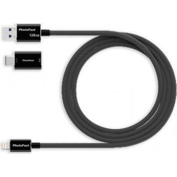 USB флеш-накопичувач PhotoFast MemoriesCable Gen3 (USBA-USBC) 64GB (MCG3U3BK1M64GBAD) Black
USB флеш-накопичувач PhotoFast MemoriesCable Gen3 (USBA-USBC) 64GB (MCG3U3BK1M64GBAD) Black