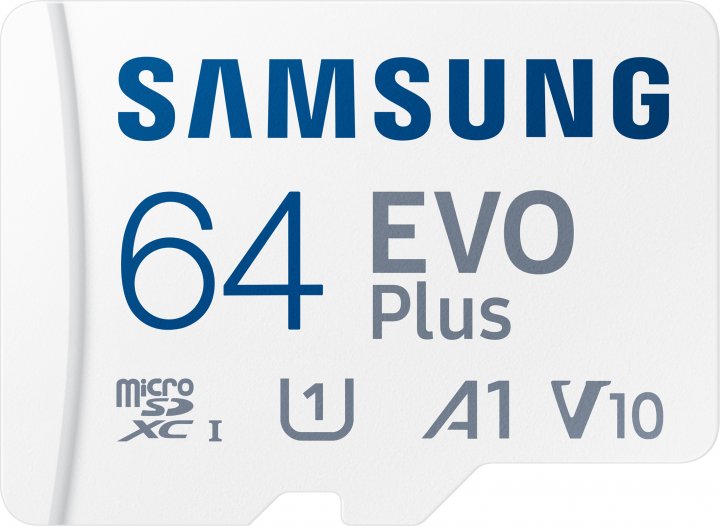 Карта пам'яті Samsung EVO Plus microSDXC 64 GB UHS-I Class 10 + SD-адаптер (MB-MC64KA/RU)
Карта пам'яті Samsung EVO Plus microSDXC 64 GB UHS-I Class 10 + SD-адаптер (MB-MC64KA/RU)