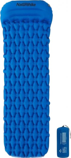 Килимок надувний з подушкою Naturehike FC-12 NH19Z012-P 65 мм (6927595735695) Блакитний
Килимок надувний з подушкою Naturehike FC-12 NH19Z012-P 65 мм (6927595735695) Блакитний