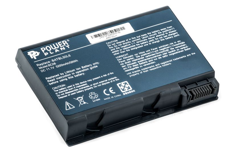 Аккумулятор PowerPlant BATBL50L6, AC 50L6 3S2P для Acer Aspire 3100 Black (11.1V/5200mAh/6 Cells) (NB00000092)
Аккумулятор PowerPlant BATBL50L6, AC 50L6 3S2P для Acer Aspire 3100 Black (11.1V/5200mAh/6 Cells) (NB00000092)