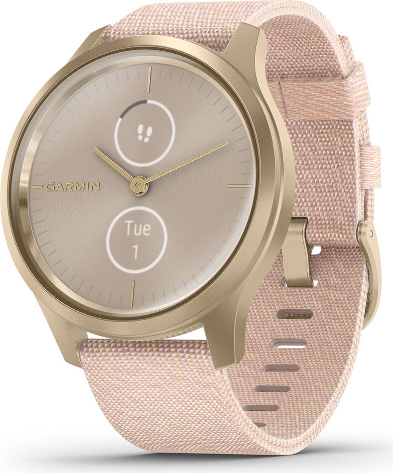 Смарт-часы GARMIN Vivomove Style Light Gold Aluminum Case with Blush Pink Woven Nylon Band (010-02240-02)
Смарт-часы GARMIN Vivomove Style Light Gold Aluminum Case with Blush Pink Woven Nylon Band (010-02240-02)