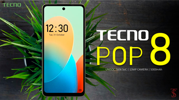 Представлен бюджетный смартфон Tecno Pop 8 с частотой обновления 90 Гц