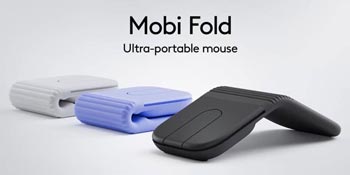 Logitech представила Mobi Fold — складную беспроводную мышь для мобильной работы