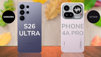 Сравнение Samsung Galaxy S26 и Nothing Phone (4a) Pro