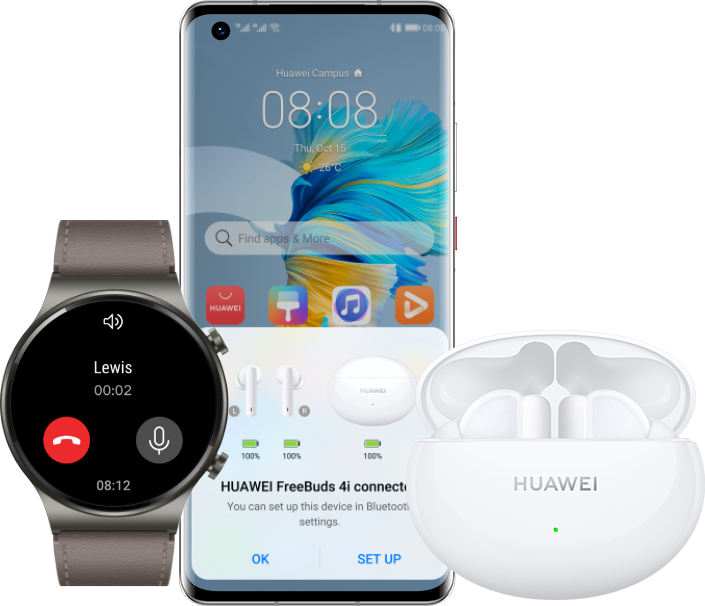 Фото Наушники вкладыши беспроводные TWS Huawei Freebuds 4i - 13