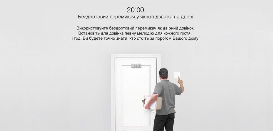 Дистанційний перемикач для Aqara Smart Light Switch ввімкнення світла у всьому домі