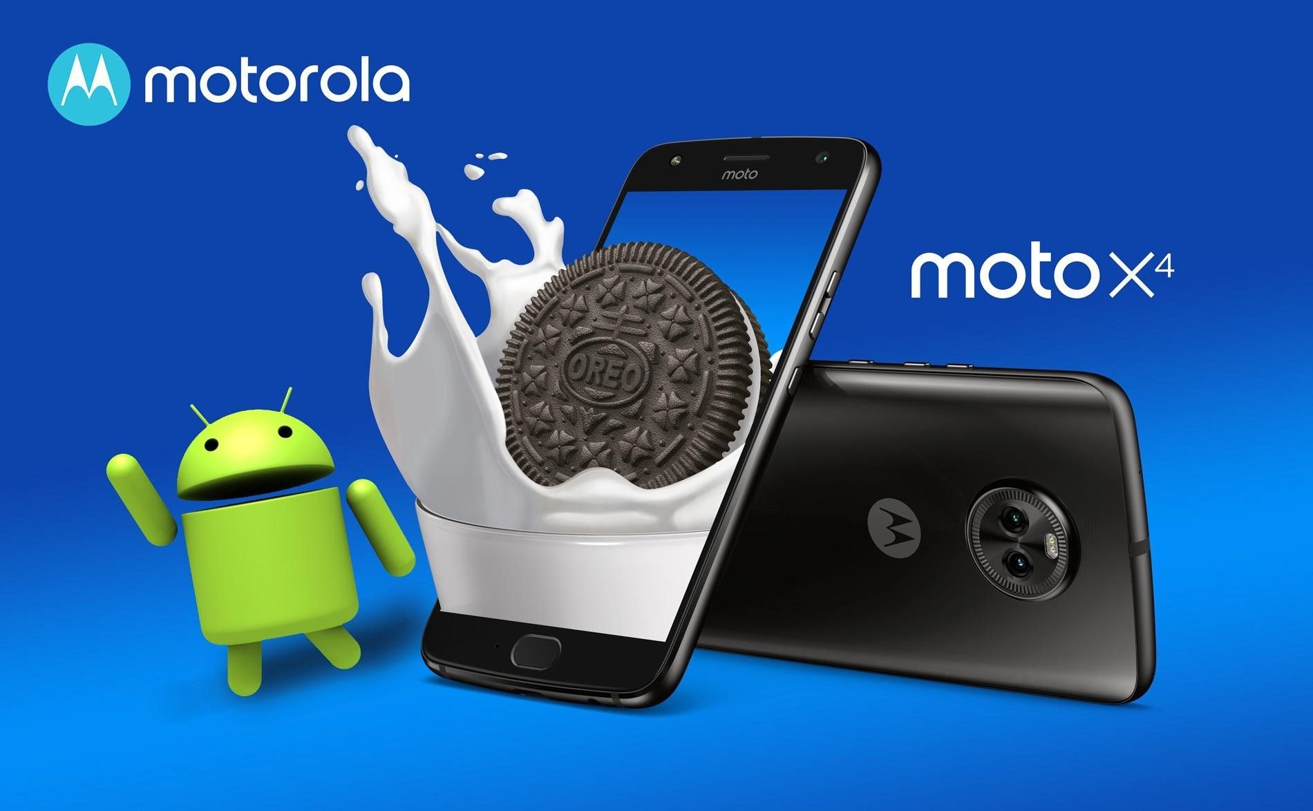 Motorola Moto X4 получает Android 8 Oreo