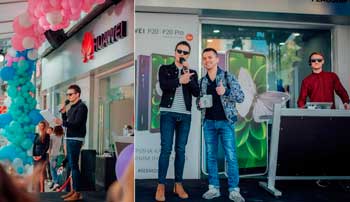 Открытие нового брендового магазина Huawei, Киев, ул. Крещатик 46