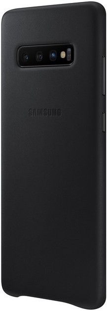 Акция на Панель Samsung Leather Cover для Samsung Galaxy S10 Plus (EF-VG975LBEGRU) Black от Територія твоєї техніки - 3
