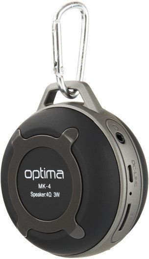 Акція на Колонка Bluetooth Speaker Optima MK-4 Black від Територія твоєї техніки - 3