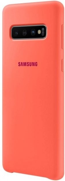 Акція на Панель Samsung Silicone Cover для Samsung Galaxy S10 (EF-PG973THEGRU) Berry Pink від Територія твоєї техніки - 3