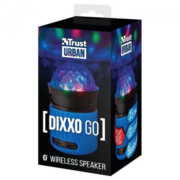 Акция на Портативна акустика Trust Dixxo Go Wireless Bluetooth Speaker Blue (21347) от Територія твоєї техніки - 6