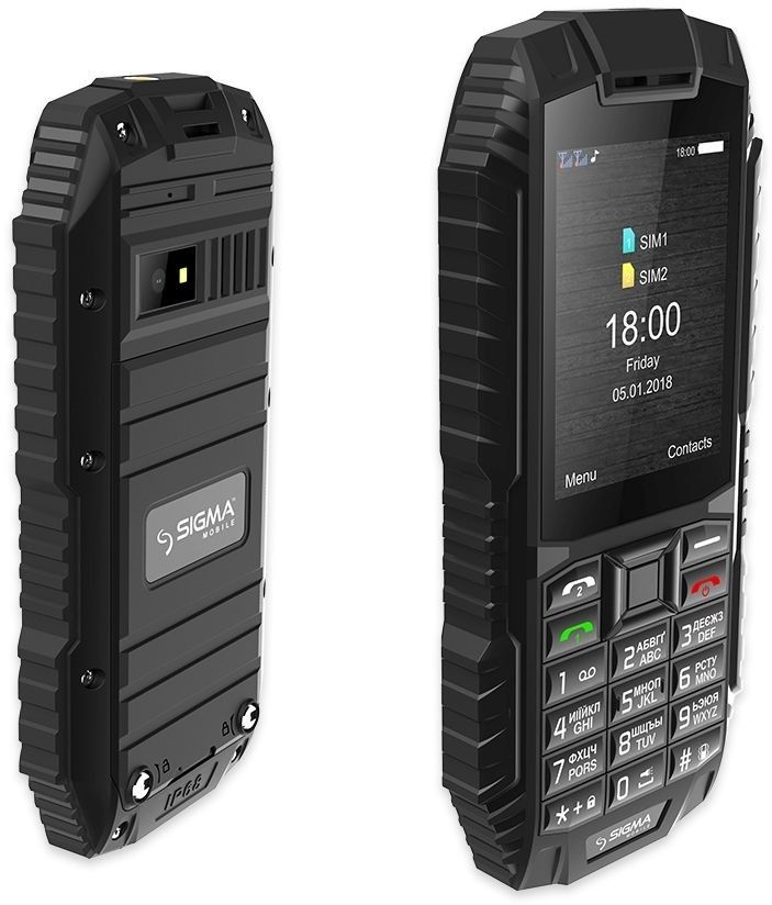Акція на Мобільний телефон Sigma mobile X-treme DT68 Black від Територія твоєї техніки - 5
