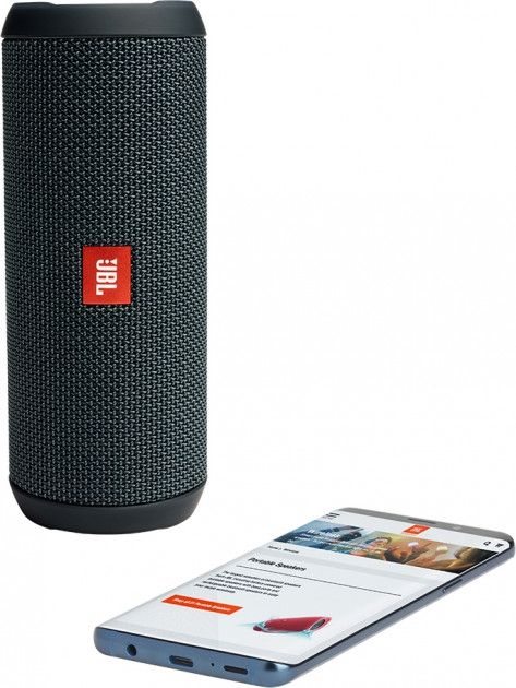 Акція на Портативна акустика JBL Flip Essential (JBLFLIPESSENTIAL) Gunmetal Grey від Територія твоєї техніки - 4