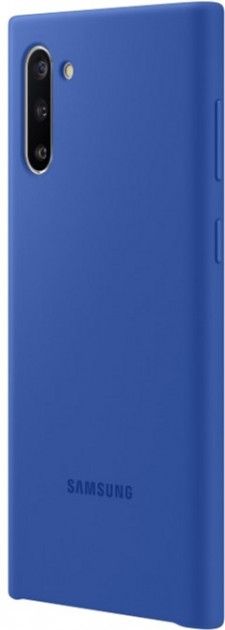 Акція на Накладка Samsung Silicone Cover для Samsung Galaxy Note 10 (EF-PN970TLEGRU) Blue від Територія твоєї техніки - 3