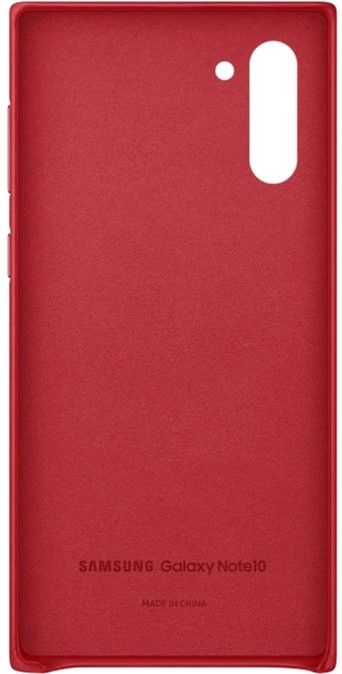 Акція на Чехол Samsung Leather Cover для Samsung Galaxy Note 10 (EF-VN970LREGRU) Red від Територія твоєї техніки - 3