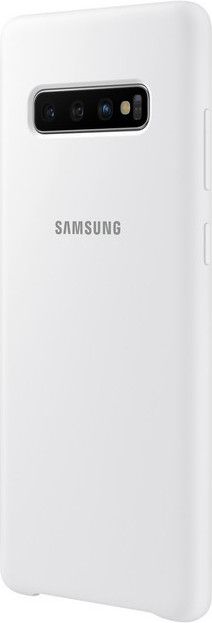 Акція на Панель Samsung Silicone Cover для Samsung Galaxy S10 Plus (EF-PG975TWEGRU) White від Територія твоєї техніки - 3