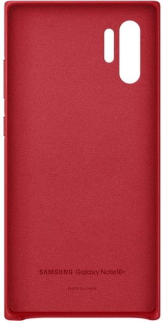 Акція на Чохол Samsung Leather Cover для Samsung Galaxy Note 10 Plus (EF-VN975LREGRU) Red від Територія твоєї техніки - 4