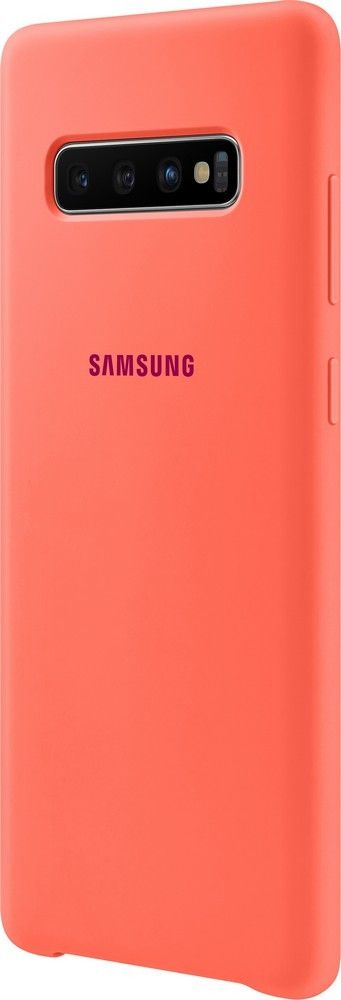 Акция на Панель Samsung Silicone Cover для Samsung Galaxy S10 Plus (EF-PG975THEGRU) Berry Pink от Територія твоєї техніки - 3