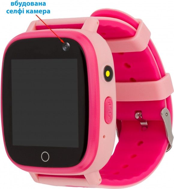 Акція на Смарт-годинник AmiGo GO001 iP67 Pink від Територія твоєї техніки - 7