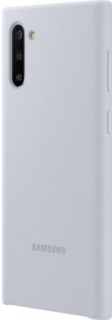 Акція на Накладка Samsung Silicone Cover для Samsung Galaxy Note 10 (EF-PN970TSEGRU) Silver від Територія твоєї техніки - 3