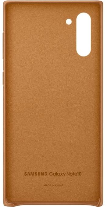 Акция на Чехол Samsung Leather Cover для Samsung Galaxy Note 10 (EF-VN970LAEGRU) Sand-Beige от Територія твоєї техніки - 2