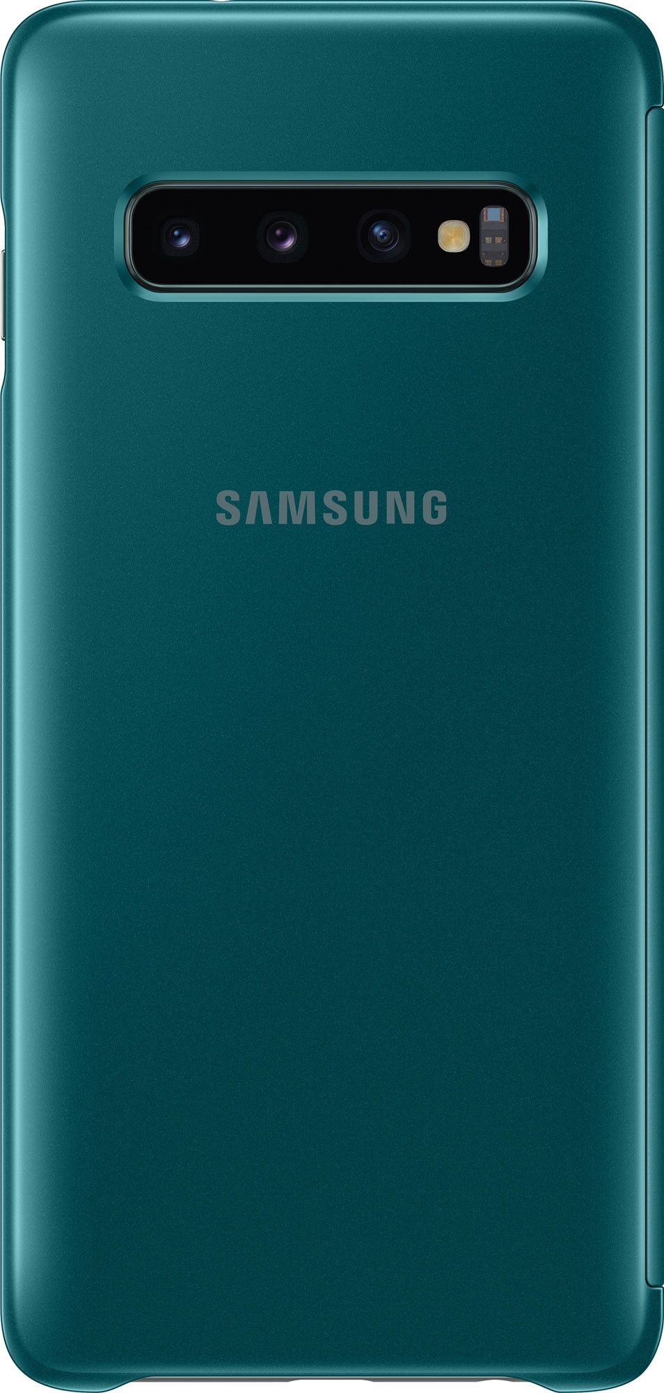 Акція на Чехол-книжка Samsung Clear View Cover для Samsung Galaxy S10 (EF-ZG973CGEGRU) Green від Територія твоєї техніки - 2