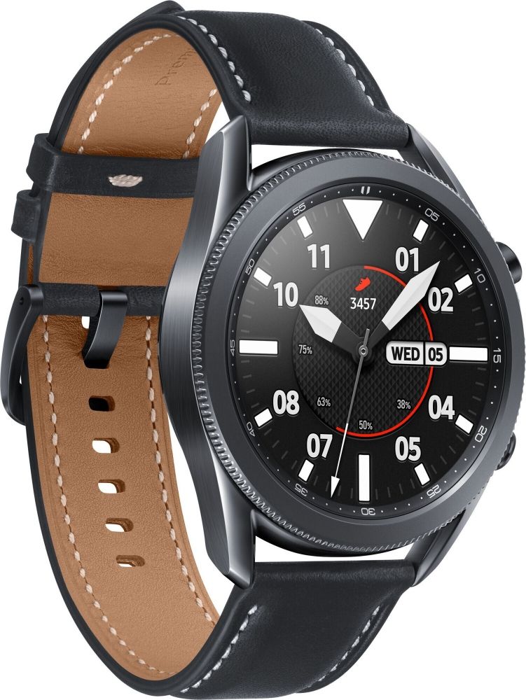 Акція на Смарт годинник Samsung Galaxy Watch 3 45mm (SM-R840NZKASEK) Black від Територія твоєї техніки - 5