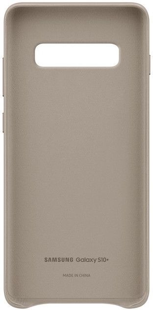 Акция на Панель Samsung Leather Cover для Samsung Galaxy S10 Plus (EF-VG975LJEGRU) Gray от Територія твоєї техніки - 4