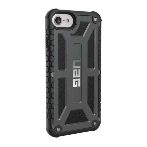 Акція на Чохол UAG iPhone 8/7/6S Monarch Graphite Black від Територія твоєї техніки - 4