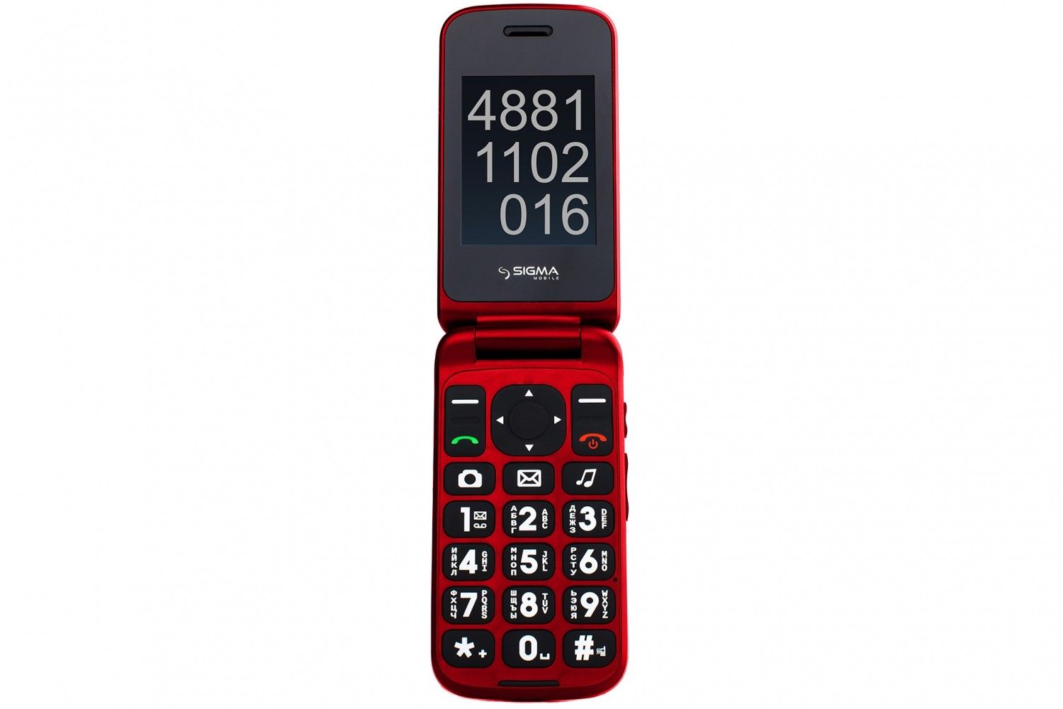 Акция на Мобільний телефон Sigma mobile Comfort 50 Shell Duo Red от Територія твоєї техніки - 2