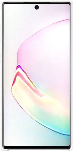 Акция на Накладка Samsung Silicone Cover для Samsung Galaxy Note 10 (EF-PN970TWEGRU) White от Територія твоєї техніки - 2