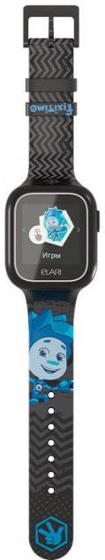 Акция на Дитячий телефон-годинник з GPS трекером Elari FixiTime Lite (ELFITL-BLK) Black от Територія твоєї техніки - 2