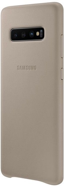 Акція на Панель Samsung Leather Cover для Samsung Galaxy S10 Plus (EF-VG975LJEGRU) Gray від Територія твоєї техніки - 3