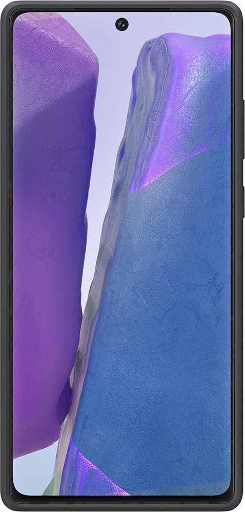 Акция на Накладка Samsung Silicone Cover для Samsung Galaxy Note 20 (EF-PN980TBEGRU) Black от Територія твоєї техніки - 2
