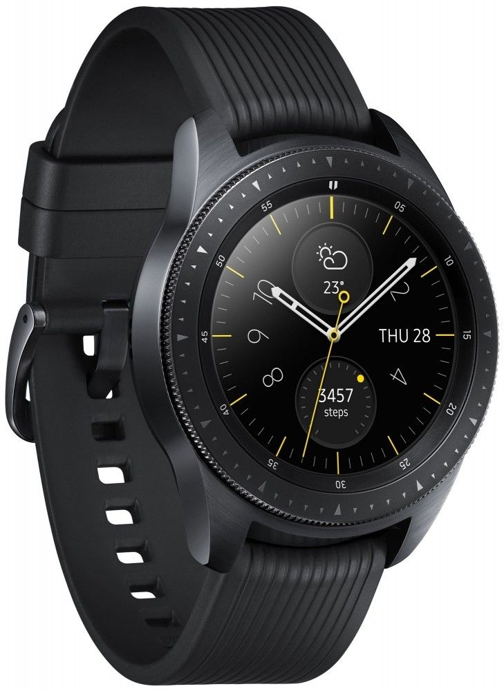 Акция на Смарт годинник Samsung Galaxy Watch 42mm (SM-R810NZKASEK) Black от Територія твоєї техніки - 4