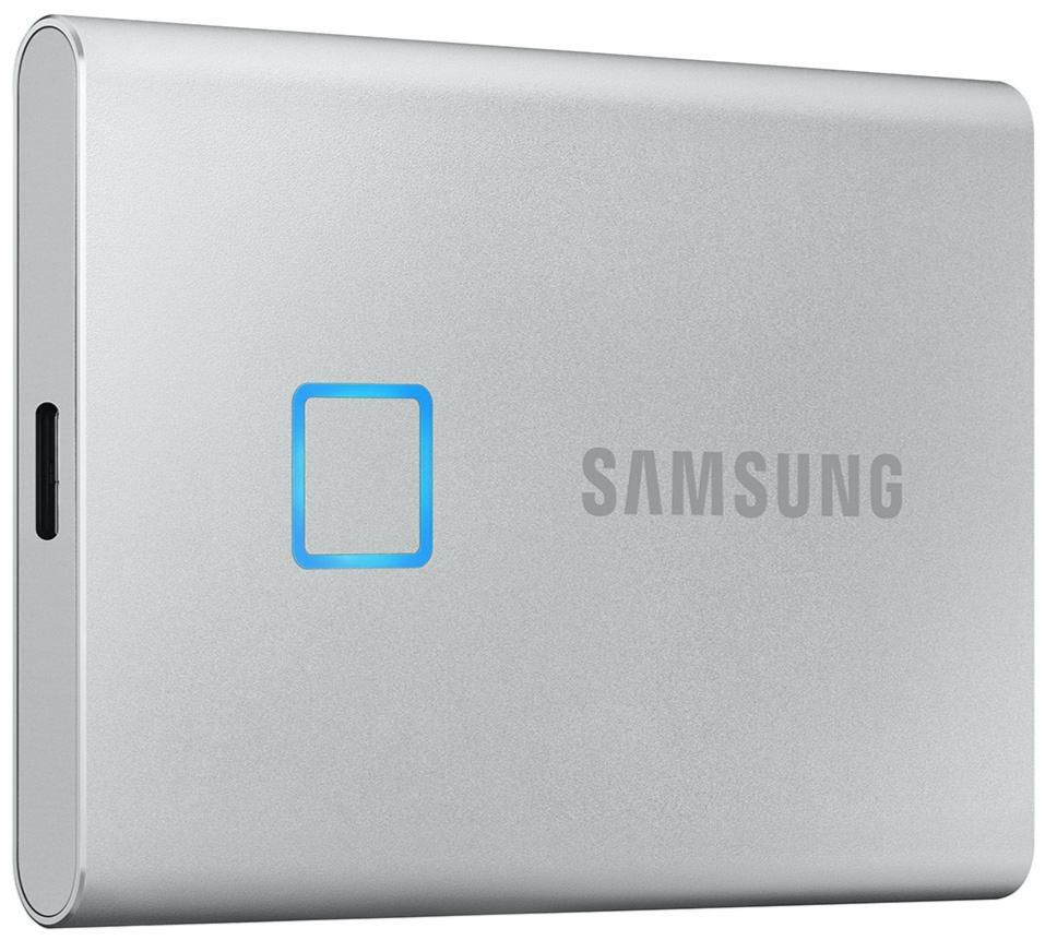Акція на Жорсткий диск Samsung Portable SSD T7 TOUCH 1TB USB 3.2 Type-C (MU-PC1T0S/WW) External Silver від Територія твоєї техніки - 4