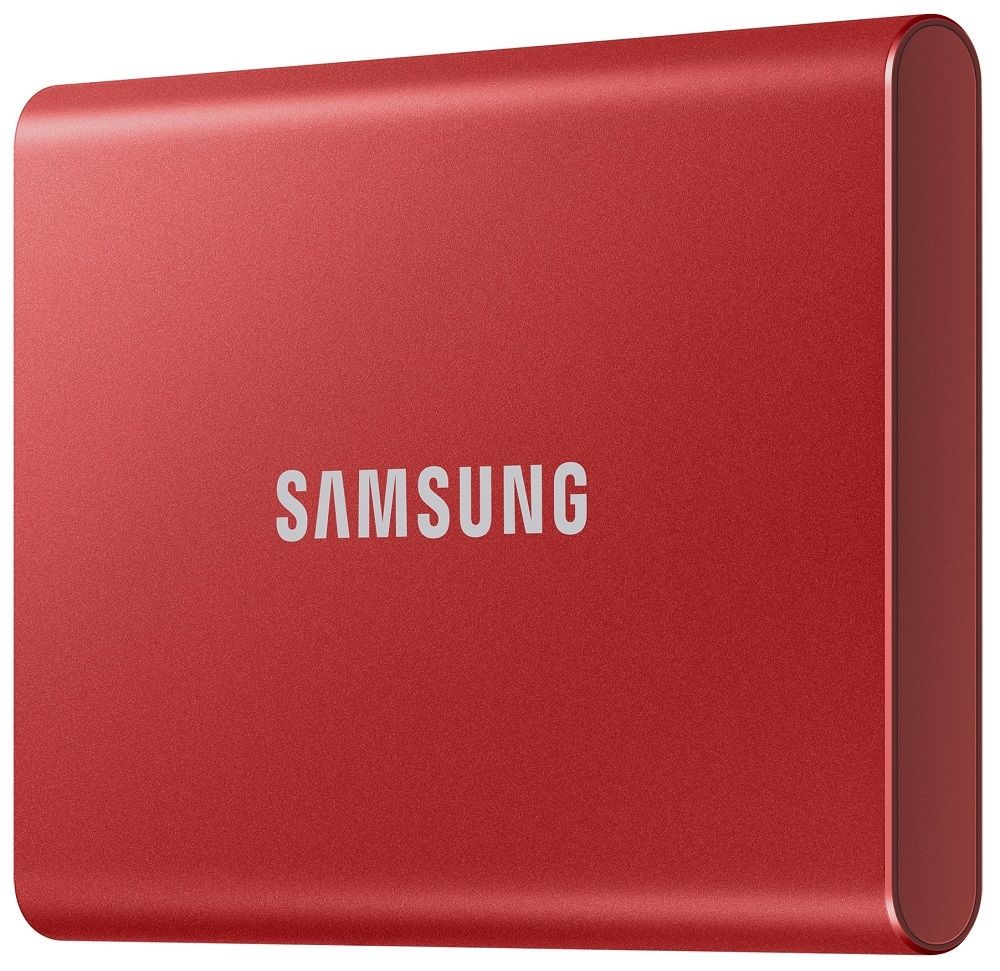 Акция на Жорсткий диск Samsung Portable SSD T7 1TB USB 3.2 Type-C (MU-PC1T0R/WW) External Red от Територія твоєї техніки - 2