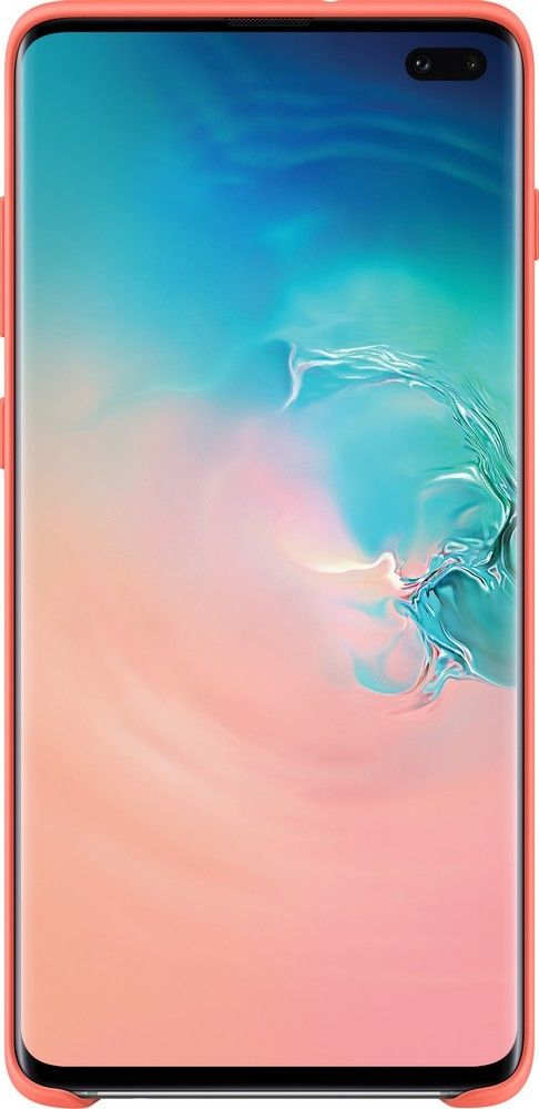 Акция на Панель Samsung Silicone Cover для Samsung Galaxy S10 Plus (EF-PG975THEGRU) Berry Pink от Територія твоєї техніки - 2