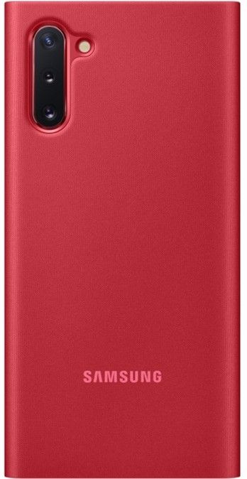 Акція на Чохол-книжка Samsung Clear View Cover для Samsung Galaxy Note 10 (EF-ZN970CREGRU) Red від Територія твоєї техніки - 2